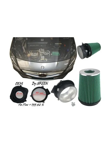 Kit d’admission direct Green Filter pour MERCEDES A CLASSE (W176) 45 AMG (360 cv) depuis 2013