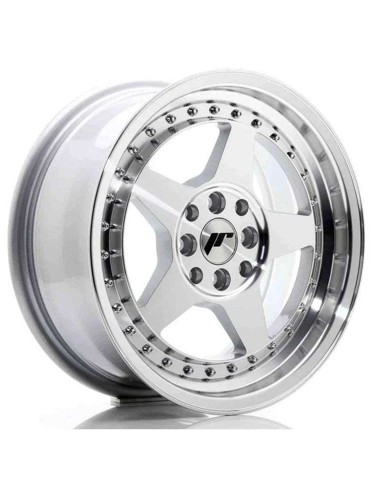 Jante Japan Racing JR6 16x7 ET 35 4x100/114,3 argent face usinée