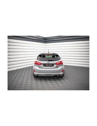 Rajouts de pare-chocs arrière v.1 Ford Fiesta VIII ST noir brillant