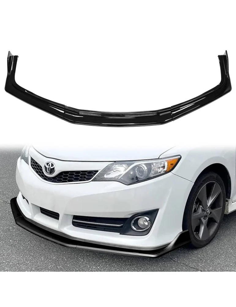 Lame de pare-chocs avant Toyota Camry VII XV50 SE noir brillant