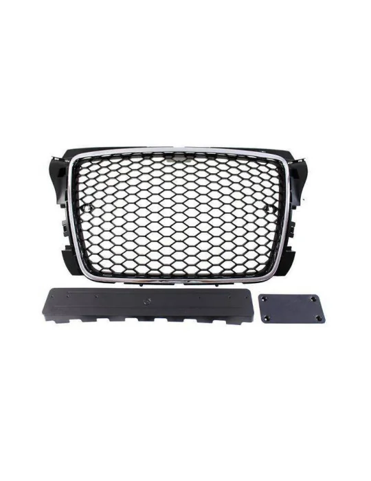 Calandre style RS Audi A3 8P restylée chrome et noir MTuning