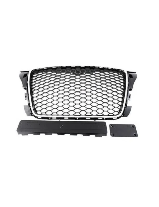 Calandre style RS Audi A3 8P restylée chrome noir sans PDC MTuning