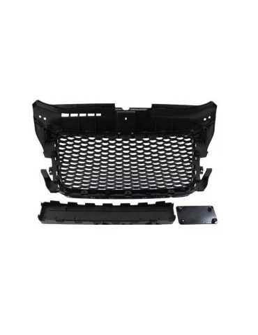 Calandre style RS Audi A3 8P restylée chrome et noir sans PDC