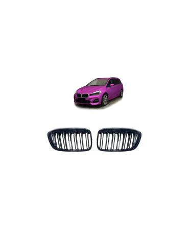 Calandre BMW Série 2 F45 / F46 restylée double ligne noir brillant