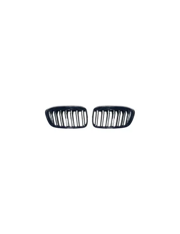 Calandre BMW Série 2 F45 / F46 restylée double ligne noir brillant