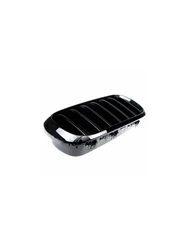 Calandre BMW X5 F15 / F85 et X6 F16 / F86 ligne simple noir brillant