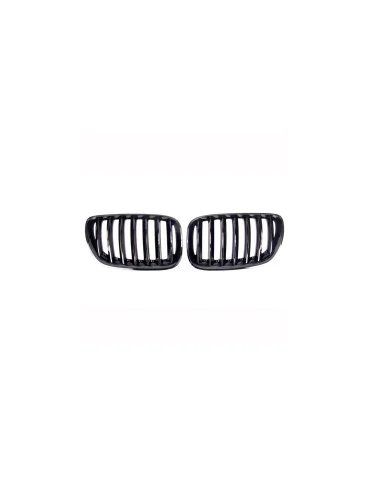 Calandre BMW X5 E53 restylé ligne simple noir brillant