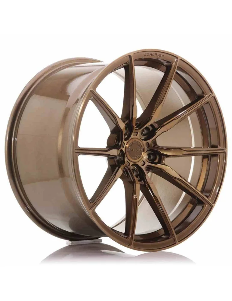 Jante Concaver CVR4 20x12 ET 0 à 40 non percée bronze brossé