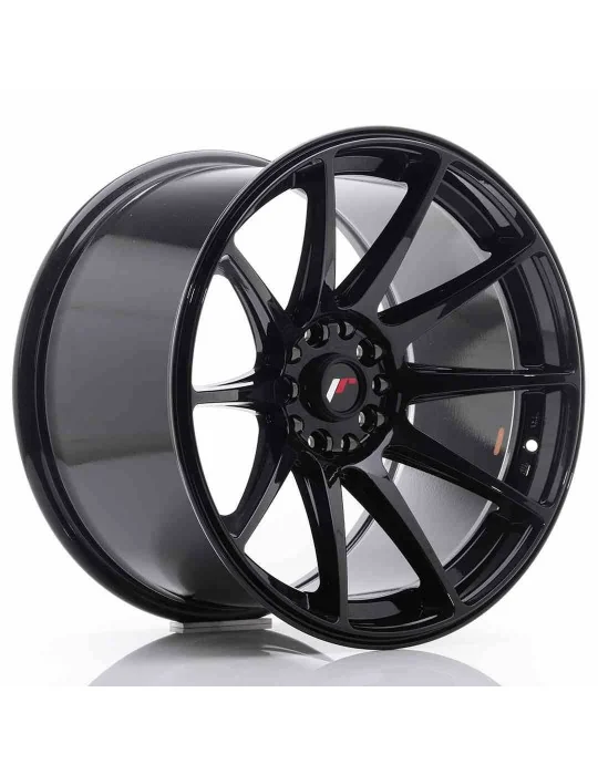 Jante JR11 18x10,5 ET 0 5x114,3/120 noir brillant Japan Racing