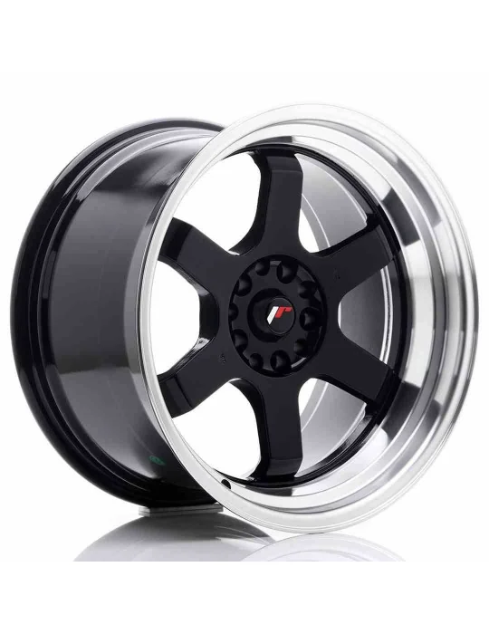 Jante JR12 18x10 ET 20 5x114,3/120 noir brillant Japan Racing