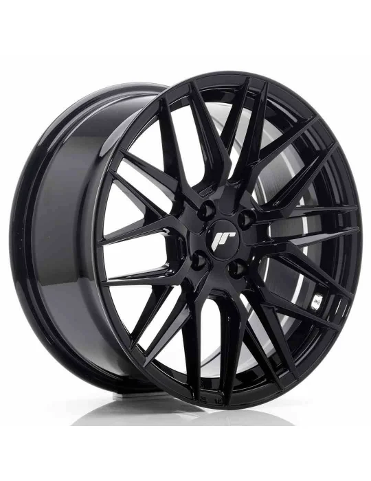 Jante JR28 17x8 ET 40 4x100 noir brillant Japan Racing