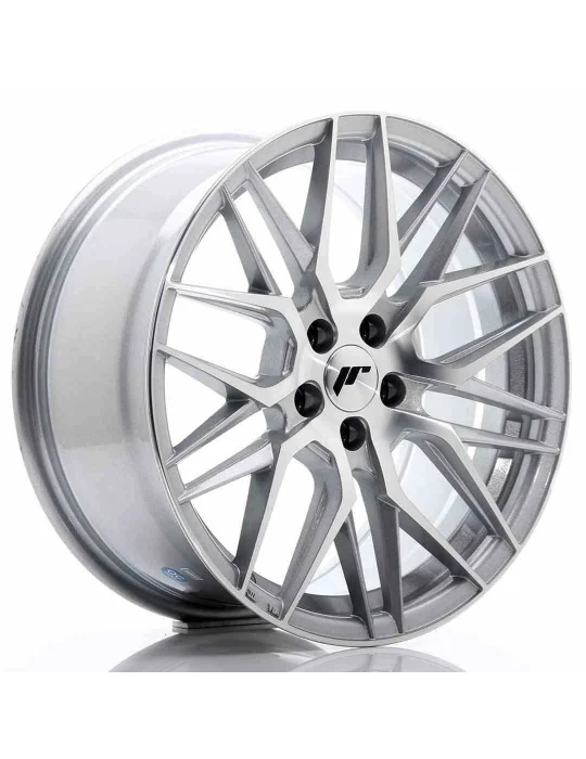 Jante JR28 17x8 ET 35 5x100 argent face usinée Japan Racing