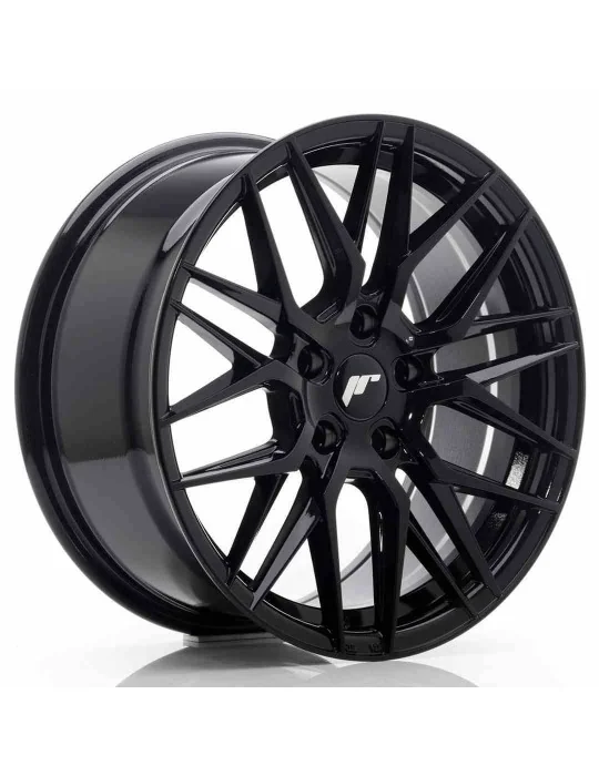Jante JR28 17x8 ET 35 5x100 noir brillant Japan Racing