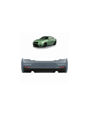 Pare-chocs arrière sport BMW Série 2 F22 / F23, sorties -O---O-