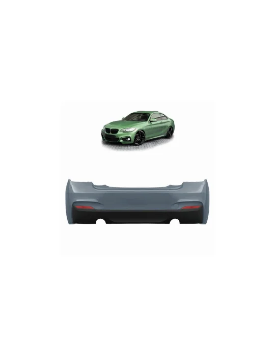 Pare-chocs arrière sport BMW Série 2 F22 F23 diffuseur MTuning