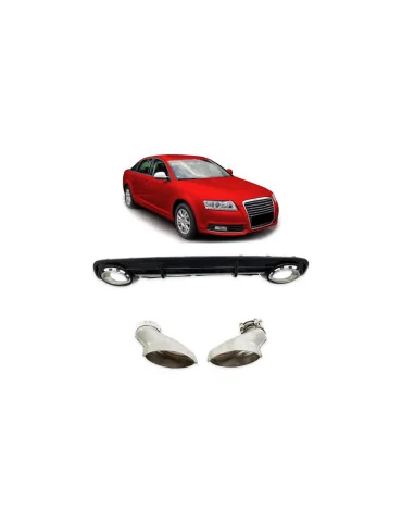 Diffuseur arrière Audi A6 C6 berline et Avant avant restylage