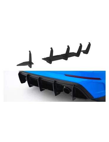 Diffuseur arrière Street Pro v.2 Ford Focus RS Mk3 USA noir mat