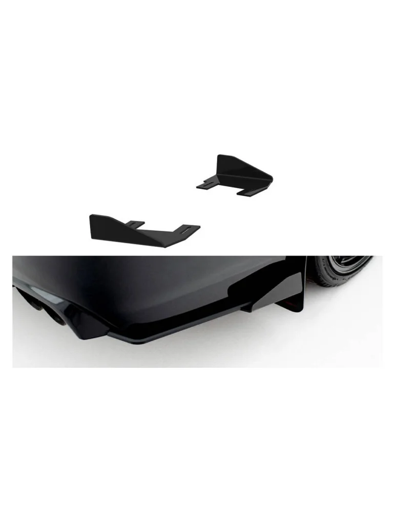 Flaps de pare-chocs arrière Street Pro Subaru Impreza WRX STI Mk3