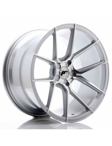 Jante Japan Racing JR30 19x11 ET 15 à 40 non percée argent face usinée