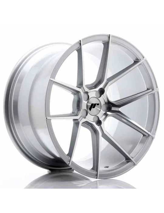 Jante JR30 19x11 non percée argent face usinée Japan Racing