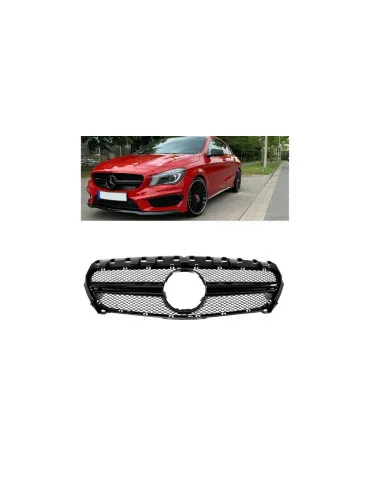 Calandre sport Mercedes-Benz CLA C117 / X117 (2013-2016) noir brillant
