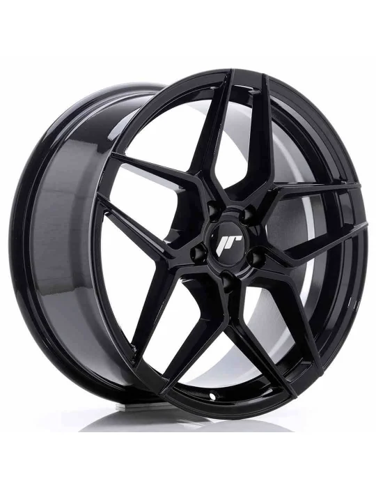Jante JR34 18x8 ET 42 5x112 noir brillant Japan Racing