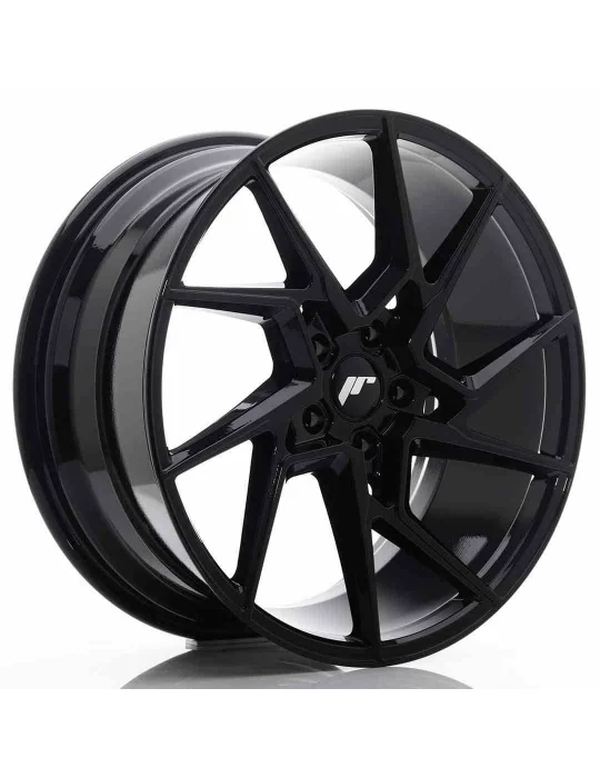 Jante JR33 20x9 ET 42 5x112 noir brillant Japan Racing