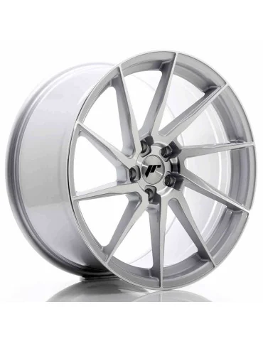 Jante Japan Racing JR36 20x10 ET 40 5x112 argent face brossée