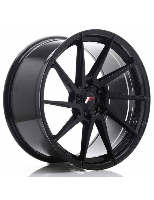 Jante JR36 20x10 ET 35 5x120 noir brillant Japan Racing