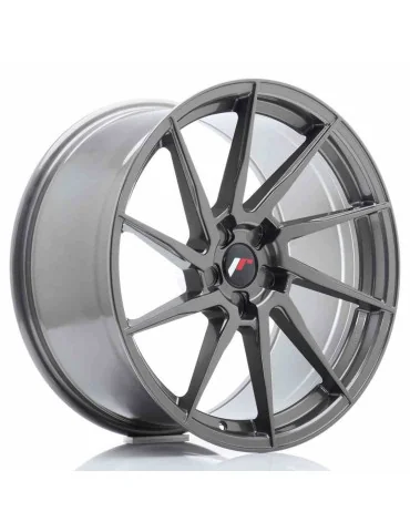 Jante Japan Racing JR36 20x10 ET 20 à 45 non percée gris Hyper Gray