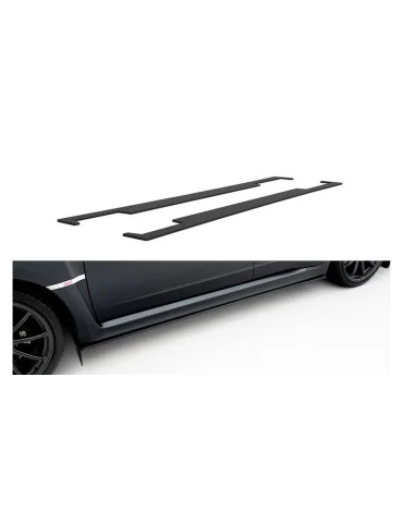 Bas de caisse Street Pro Subaru Impreza WRX STI Mk3 noir/rouge