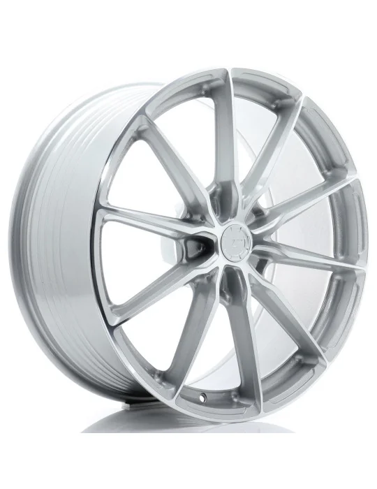 Jante JR37 21x9,5 non percée argent usiné Japan Racing