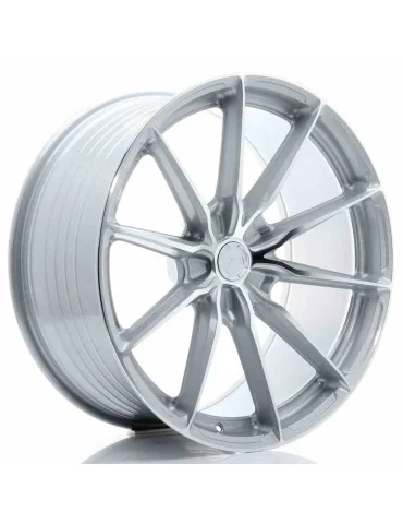 Jante Japan Racing JR37 21x9,5 ET 0 à 35 non percée argent usiné