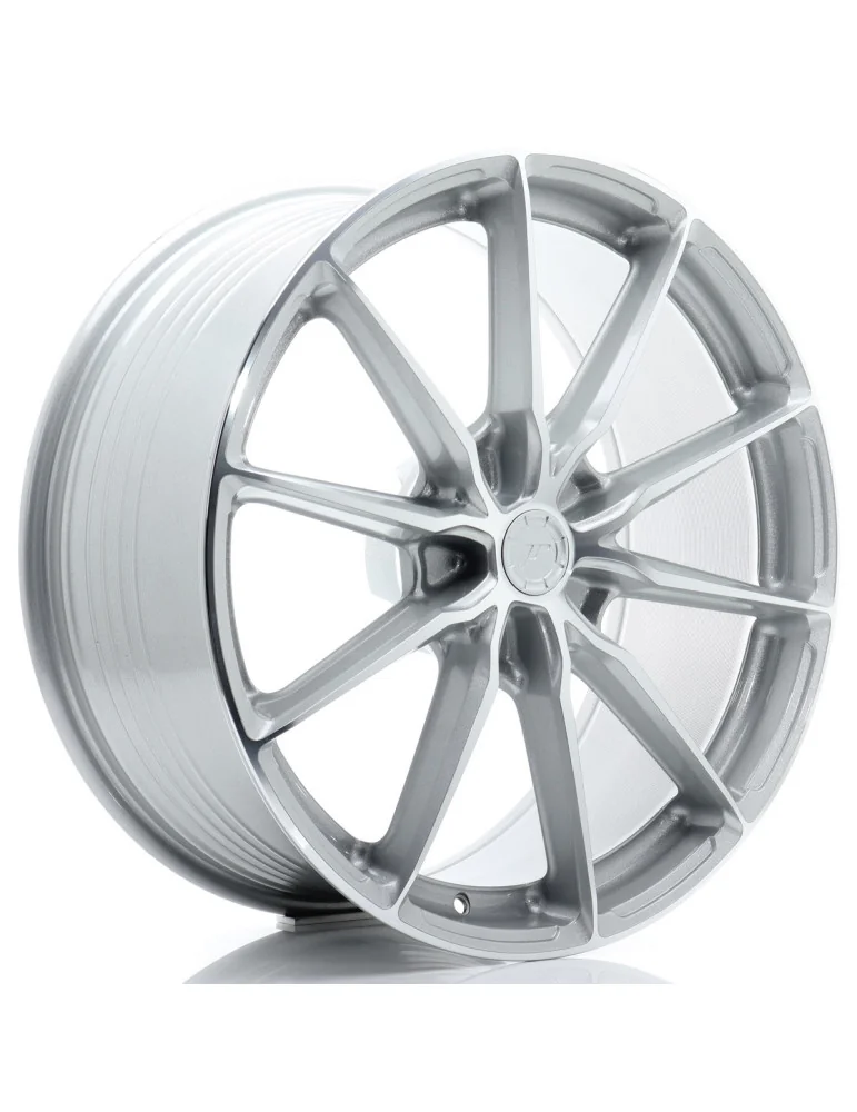 Jante Japan Racing JR37 21x9 ET 10 à 52 non percée argent usiné