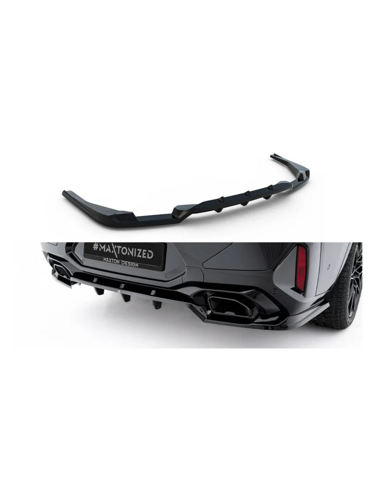 Diffuseur arrière central v.2 BMW X4 G02 Pack M restylé