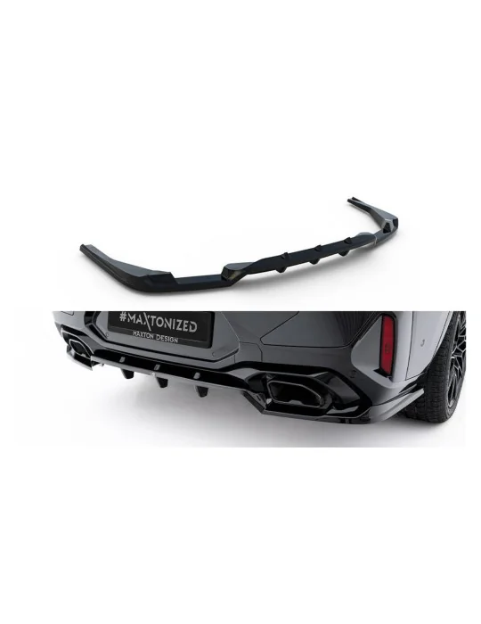 Diffuseur arrière central v.2 BMW X4 G02 Pack M restylé Maxton Design