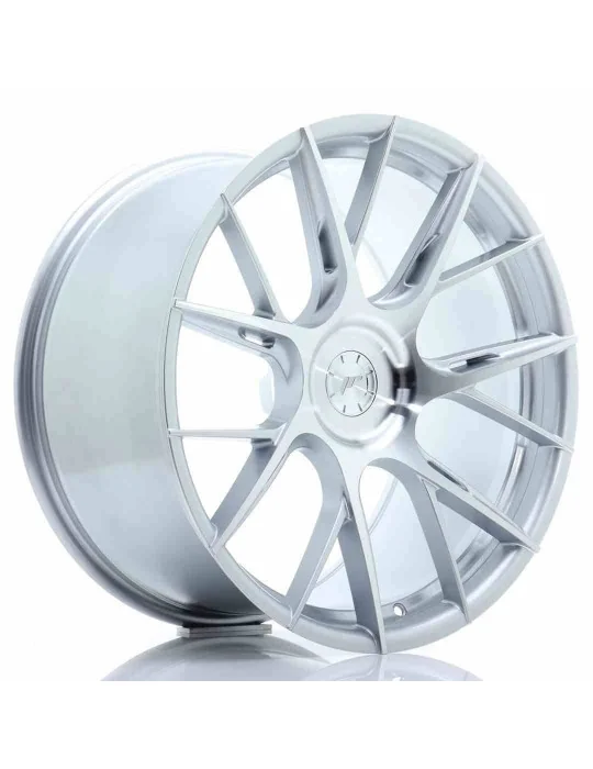 Jante JR42 20x10 non percée argent face usinée Japan Racing