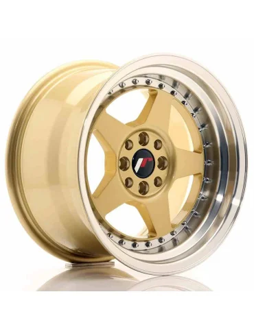 Jante Japan Racing JR6 16x9 ET 20 4x100/108 doré lèvre usinée