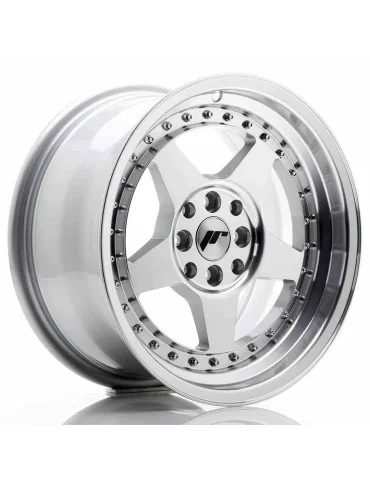 Jante Japan Racing JR6 16x8 ET 30 4x100/114,3 argent face usinée