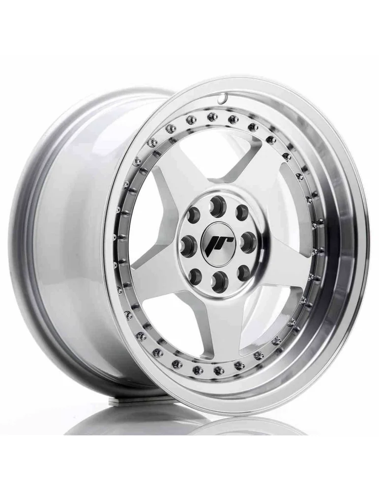 Jante Japan Racing JR6 16x8 ET 30 4x100/114,3 argent face usinée