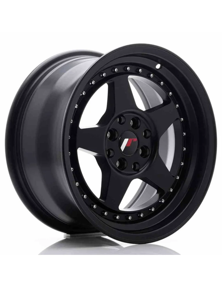Jante Japan Racing JR6 16x8 ET 25 4x100/108 noir mat