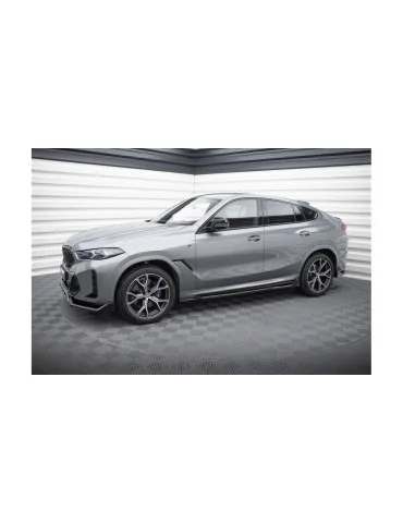 Kit de splitters BMW X6 G06 Pack M restylé 4 pièces noir