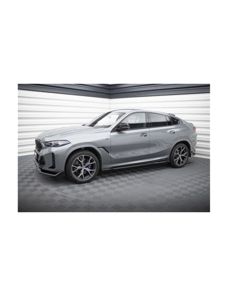 Kit de splitters BMW X6 G06 Pack M restylé 4 pièces noir