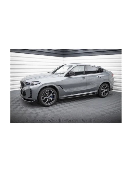 Kit de splitters BMW X6 G06 Pack M restylé noir Maxton Design