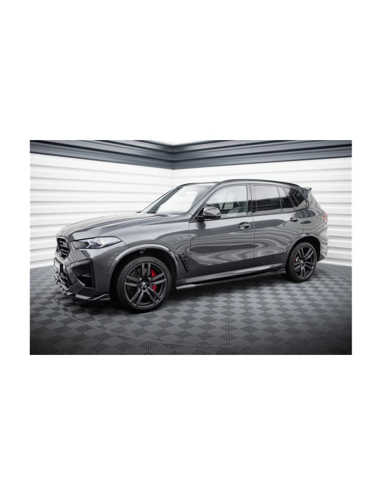 Kit de splitters BMW X5 M F95 restylé 4 pièces noir