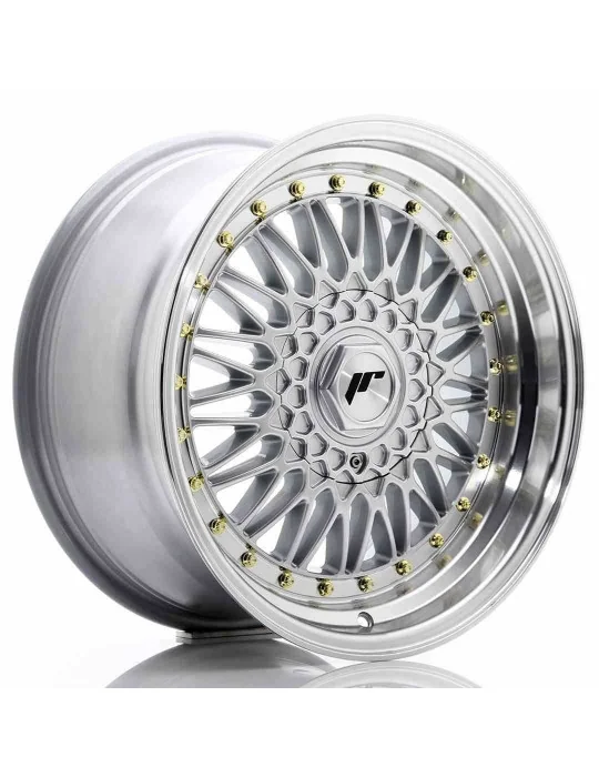 Jante JR9 17x8,5 ET 35 4x100/108 argent lèvre usinée Japan Racing