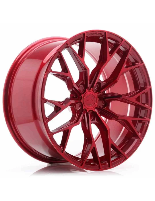 Jante CVR1 20x10 ET 20 à 48 non percée rouge Candy Concaver