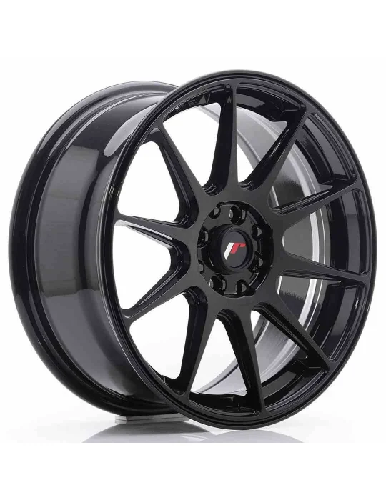 Jante JR11 17x7,25 ET 35 4x98/108 noir brillant Japan Racing