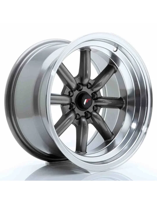 Jante JR19 16x9 ET -15 4x100/114,3 gris anthracite Japan Racing