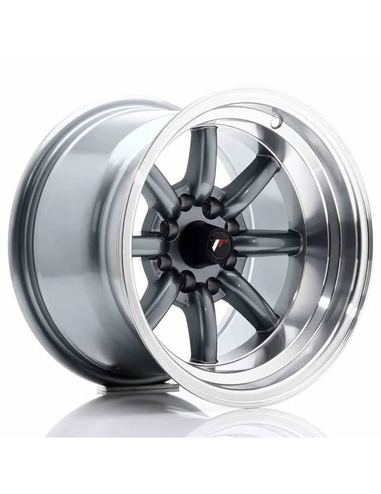 Jante JR19 14x9 ET -25 4x100/114,3 gris anthracite Japan Racing